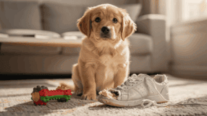 How to stop a puppy from chewing on everything at home