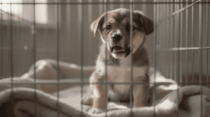 Puppy crying in crate at night during crate training