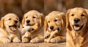 Puppy teething stages during early puppy development