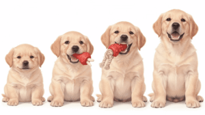 Puppy teething stages from baby teeth to adult teeth