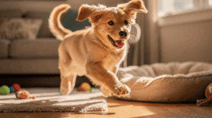 Why do puppies get zoomies and run around suddenly