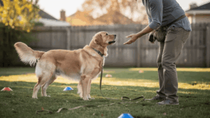 How to train a dog to come when called with a leash and treats